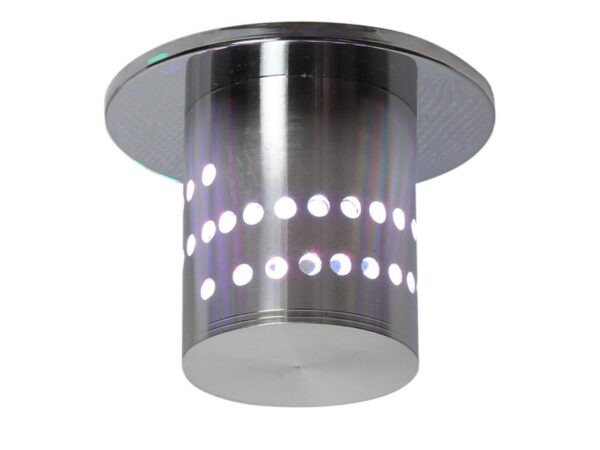 Oczko sufitowe aluminiowe RGB z okrągłymi otworami