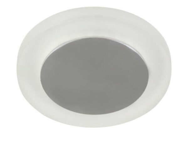 Okrągłe oczko sufitowe LED 1 W ze szkłem mrożonym 9 cm