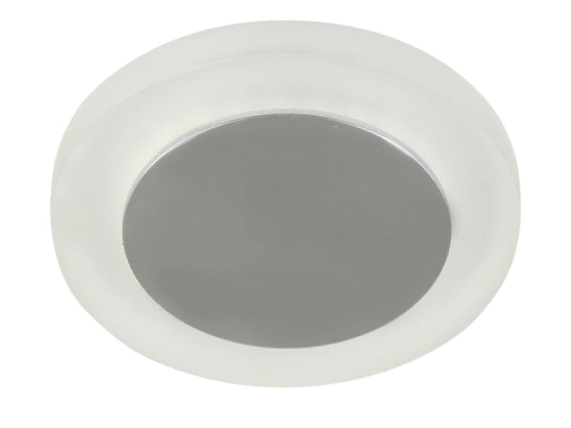 Okrągłe oczko sufitowe LED 1 W ze szkłem mrożonym 9 cm