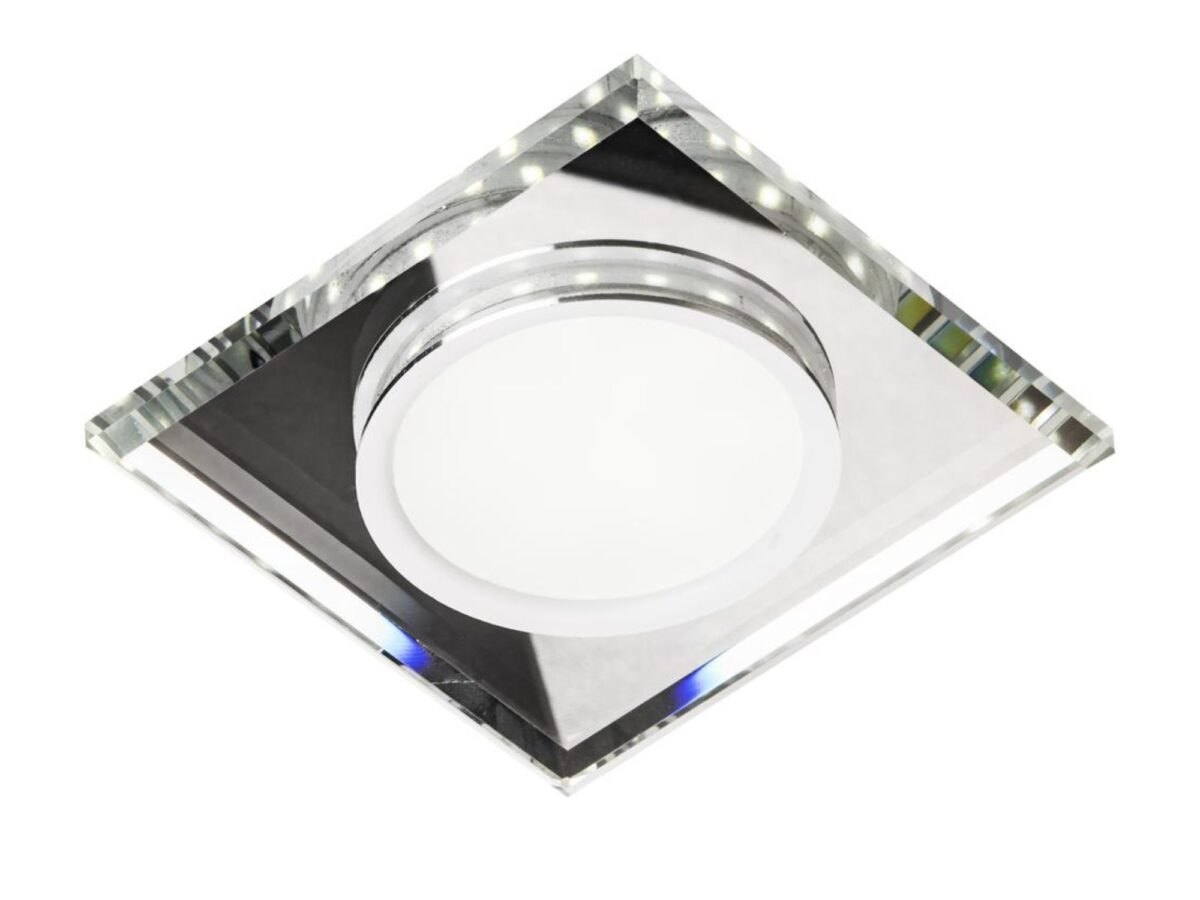 Oczko sufitowe LED 8 W kwadratowe z ringiem 11,2 cm