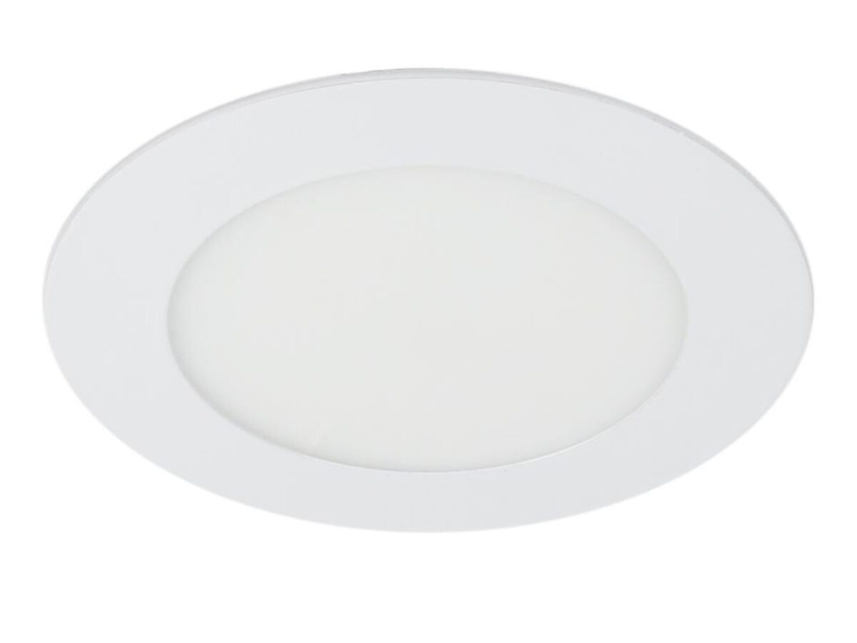Oczko sufitowe LED stałe okrągłe 17 cm białe 9 W