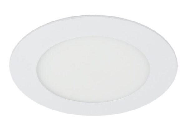 Białe okrągłe oczko sufitowe LED 17 cm z mlecznym dyfuzorem