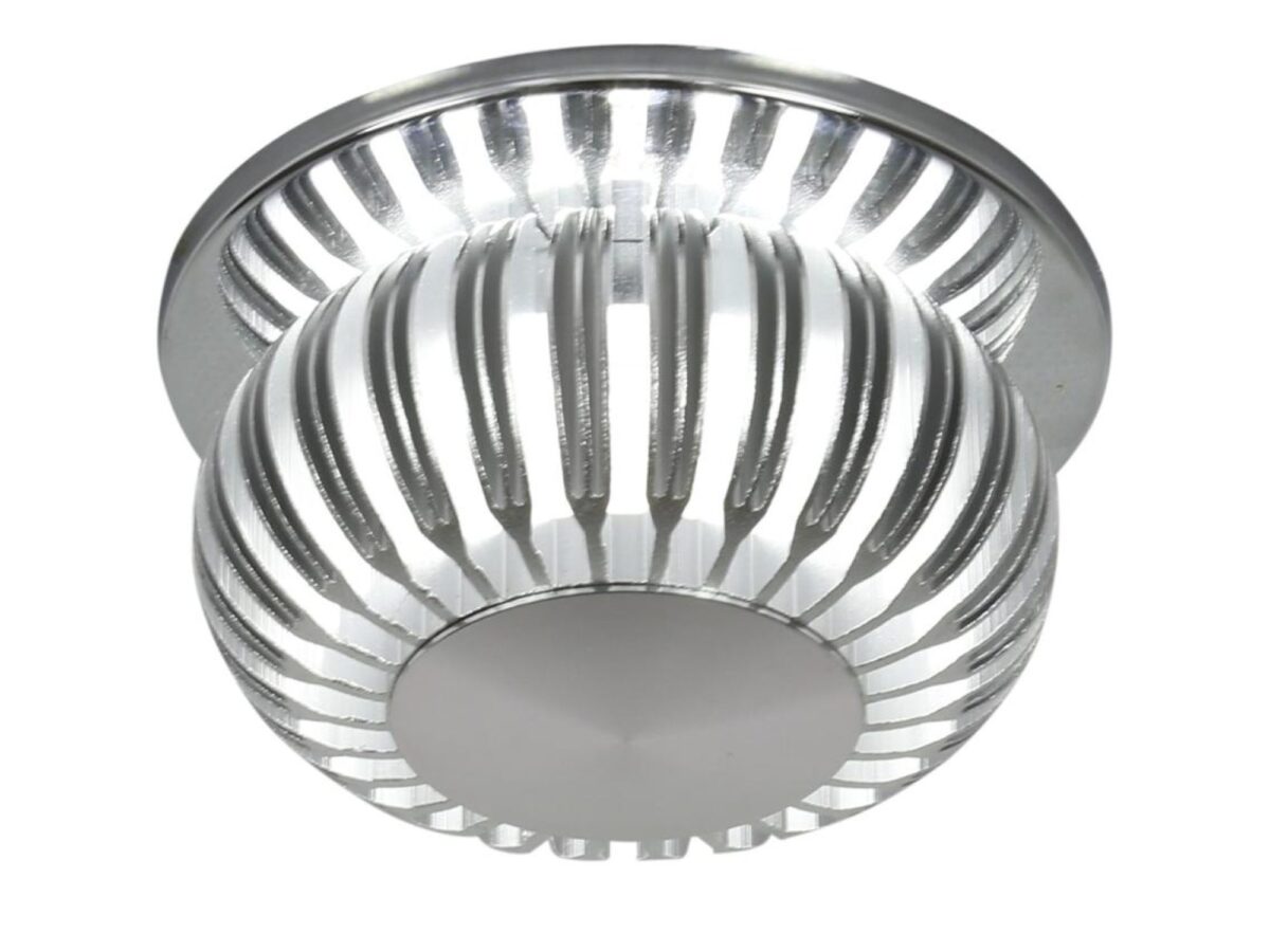 Oczko sufitowe Virella LED 3 W białe z chromem