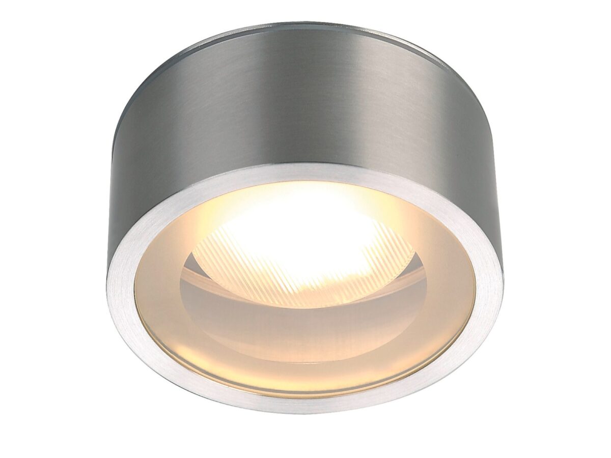 Plafon zewnętrzny Rox Ceiling Out GX53 IP44 Ø 12,5 cm aluminium