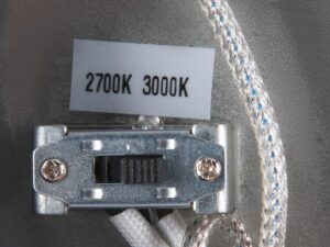 Miniaturka 6 - Lampa wisząca One 60 czarna – przełącznik barwy światła 2700/3000 K, zbliżenie