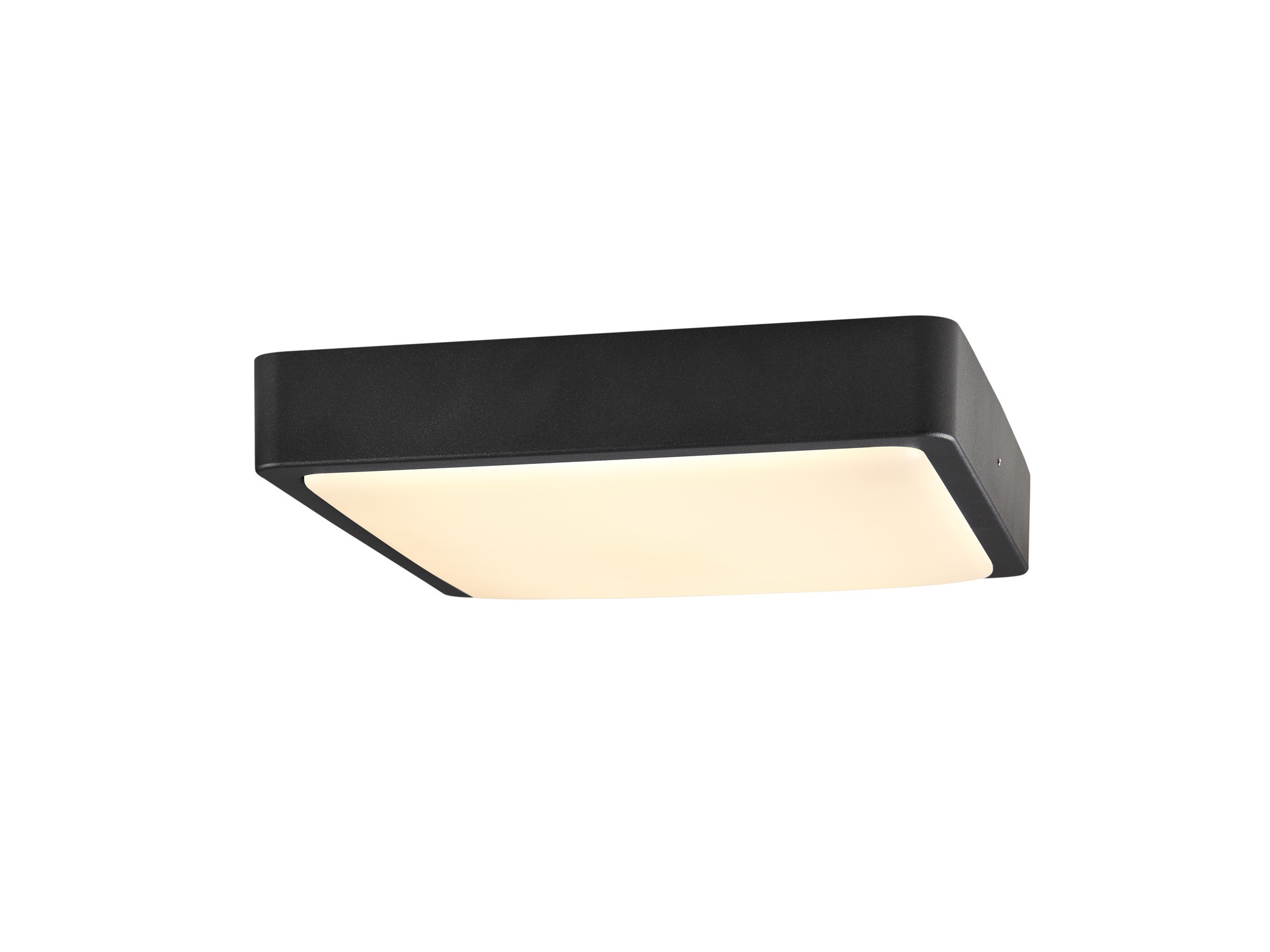 Antracytowy Ainos Square LED, widok z boku