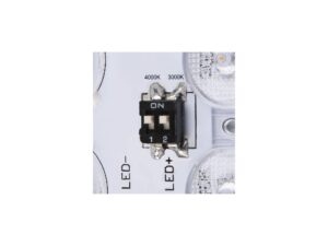 Miniaturka 6 - Przełącznik barwy LED 3000 i 4000 K w oprawie Ainos Square