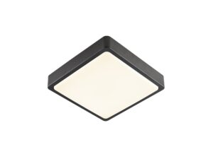 Miniaturka 6 - Antracytowa oprawa Ainos Square Sensor z mlecznym dyfuzorem