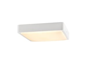 Miniaturka 3 - Biała oprawa Ainos Square Sensor widok z boku