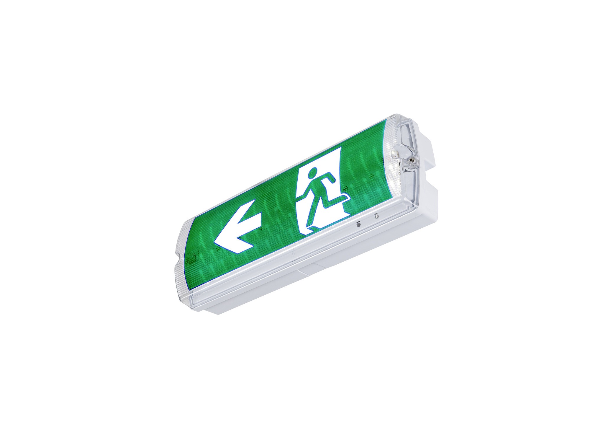 Oprawa P-Light 5,2 W w konfiguracji z zielonym oznakowaniem ewakuacyjnym