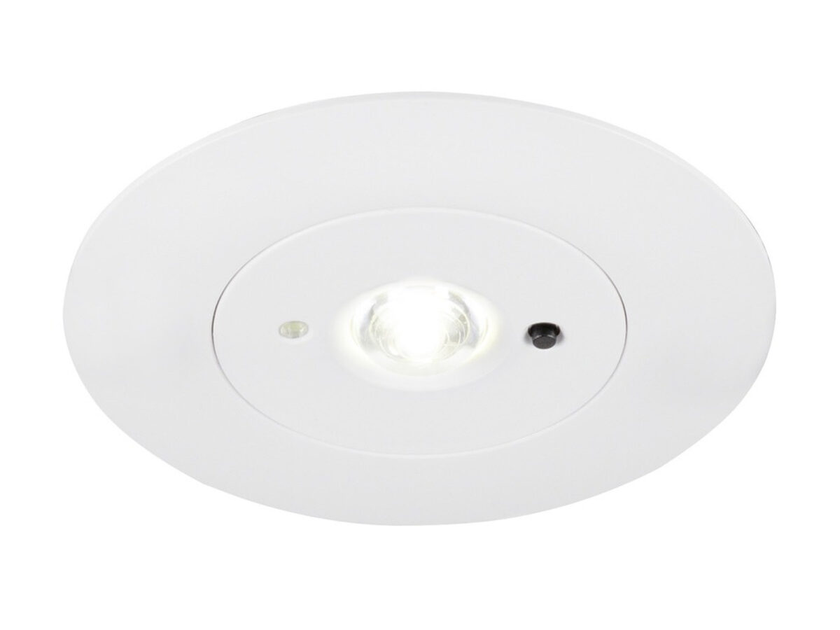 Oprawa awaryjna P-Light LED wpuszczana biała