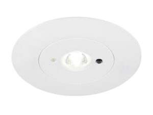 Miniaturka 3 - P-Light biała okrągła oprawa awaryjna LED do montażu wpuszczanego
