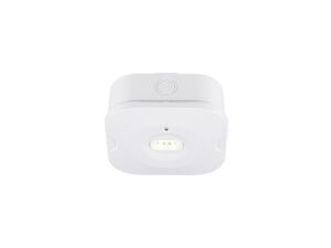 Miniaturka 1 - Świecąca dioda LED w białej oprawie P-Light od dołu