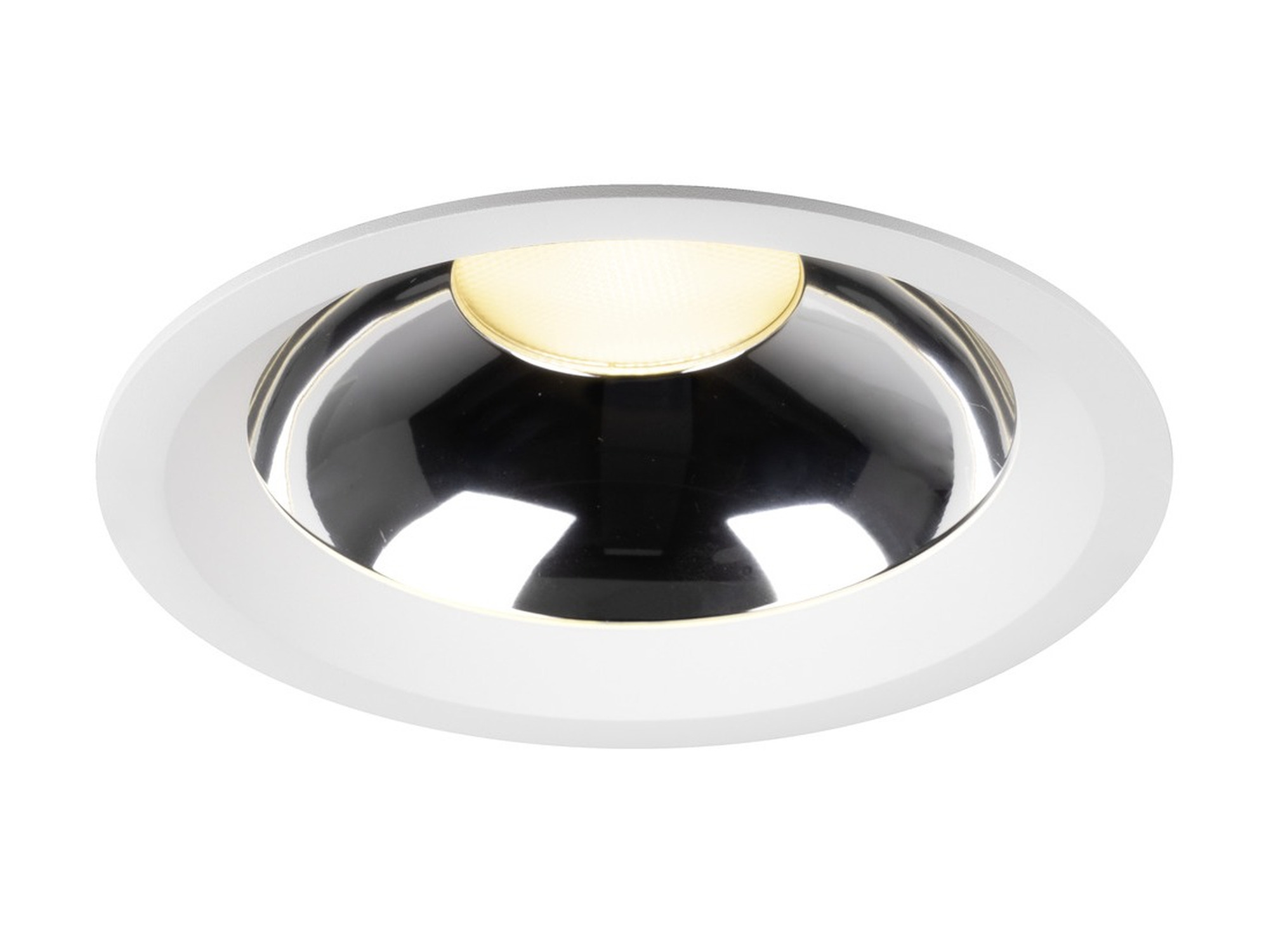 Oprawa wpuszczana LED Downlight C 200 3000 K 8/16/24 W bez DALI – widok od dołu