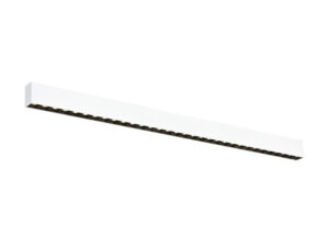 Miniaturka 1 - Biało-czarna oprawa sufitowa Glenos Pro LED 129 cm, 3000 K