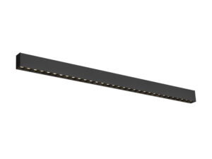 Miniaturka 6 - Czarna oprawa liniowa Glenos Pro 129 cm LED, 3000 K