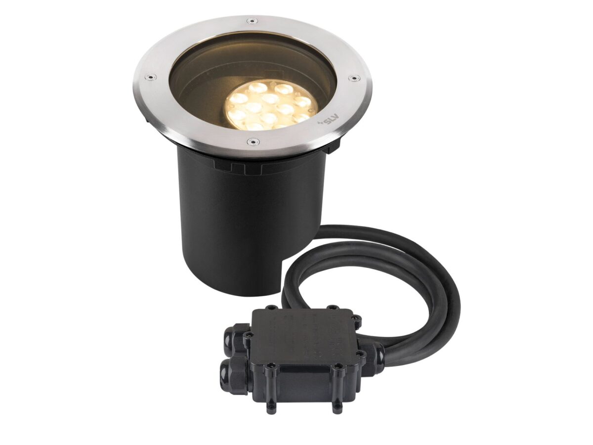 Oprawa najazdowa Dasar L LED 19 W IP65/IP67 okrągła stal/czarny