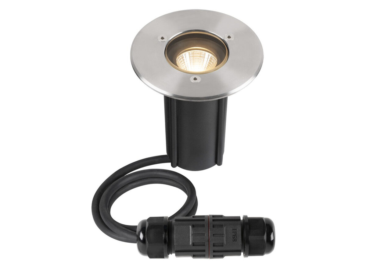 Oprawa gruntowa LED Dasar S 10,5 cm stal nierdzewna
