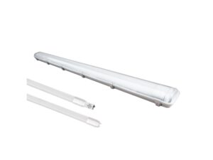 Miniaturka 5 - Oprawa hermetyczna IP65 2×LED T8 18 W 3000 K – zestaw 100 szt.