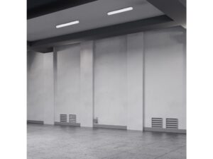 Miniaturka 3 - Oprawy hermetyczne LED 60 cm zamontowane na suficie garażu