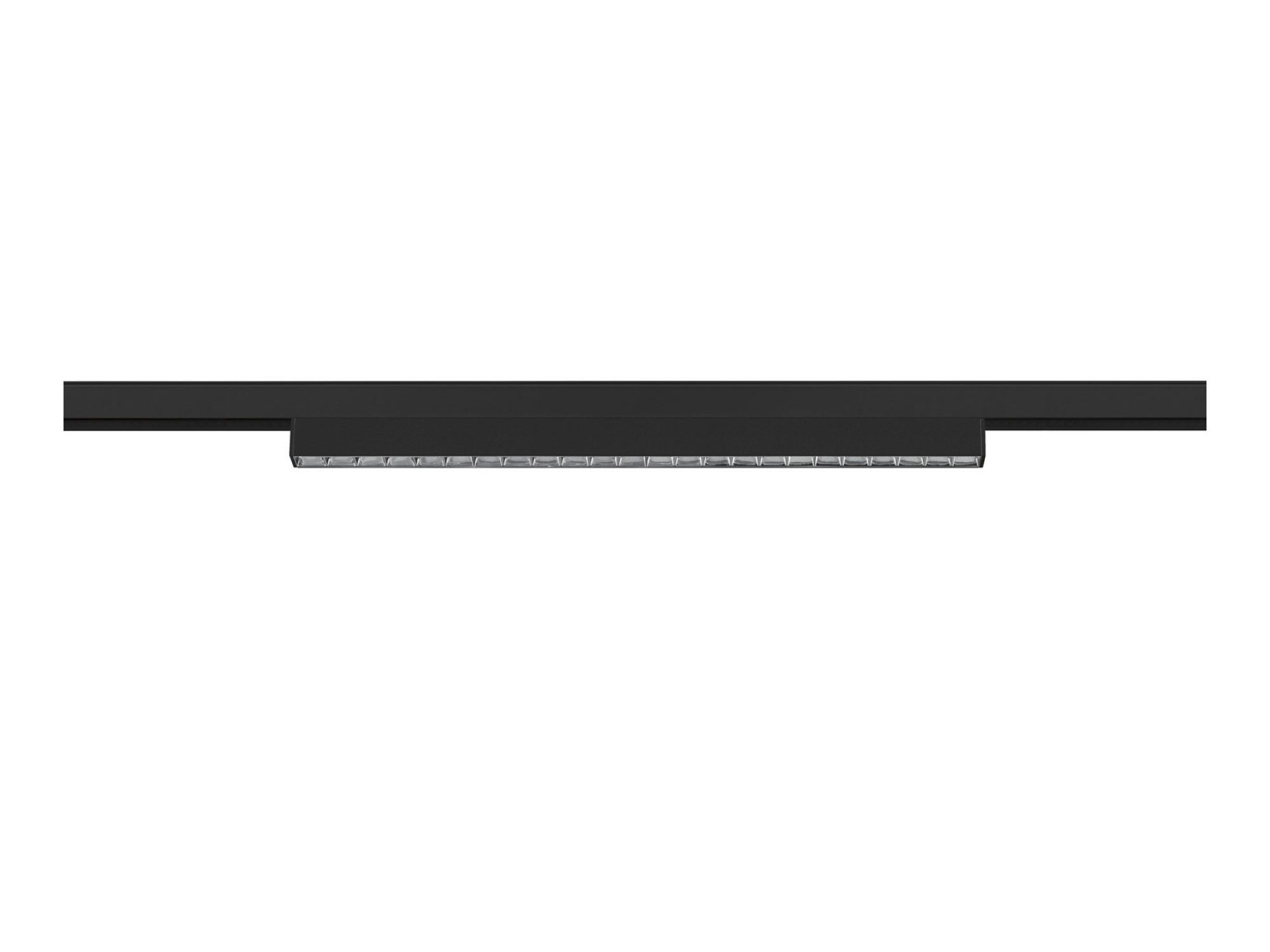 Oprawa szynowa IN-Line 44 48 V czarna – widok całej lampy LED