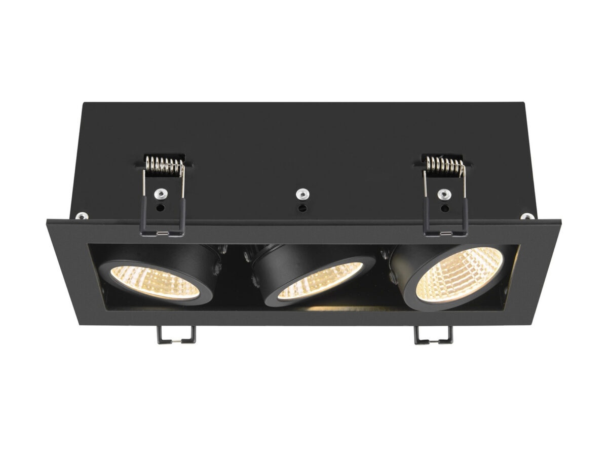 Oprawa wpuszczana LED Kadux Triple 21 × 9 cm