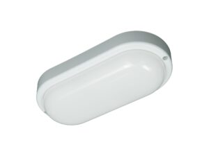 Miniaturka 1 - Owalna oprawa kanałowa LED 8 W biała na białym tle