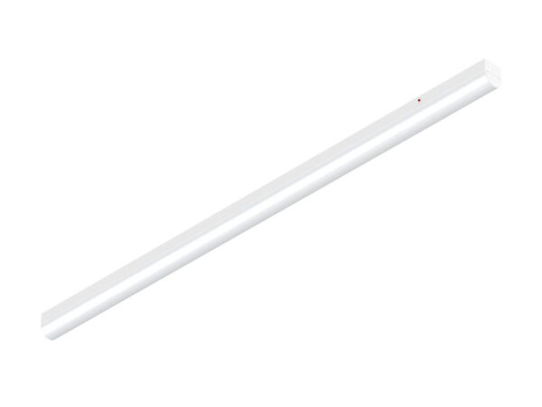 Oprawa liniowa Batten P 1500 EM 3H, biały profil LED, widok z przodu