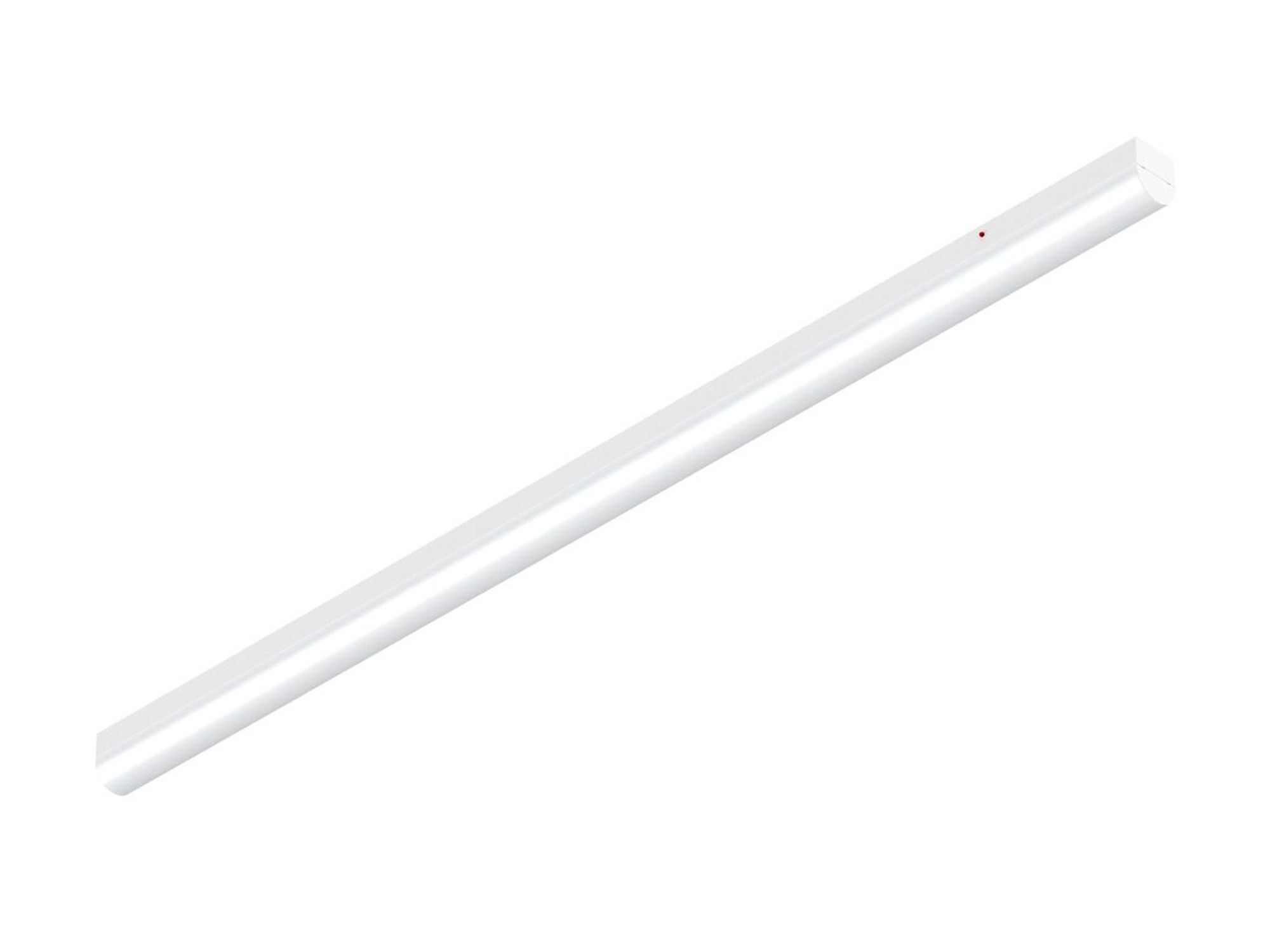 Oprawa liniowa Batten P 1500 EM 3H, biały profil LED, widok z przodu