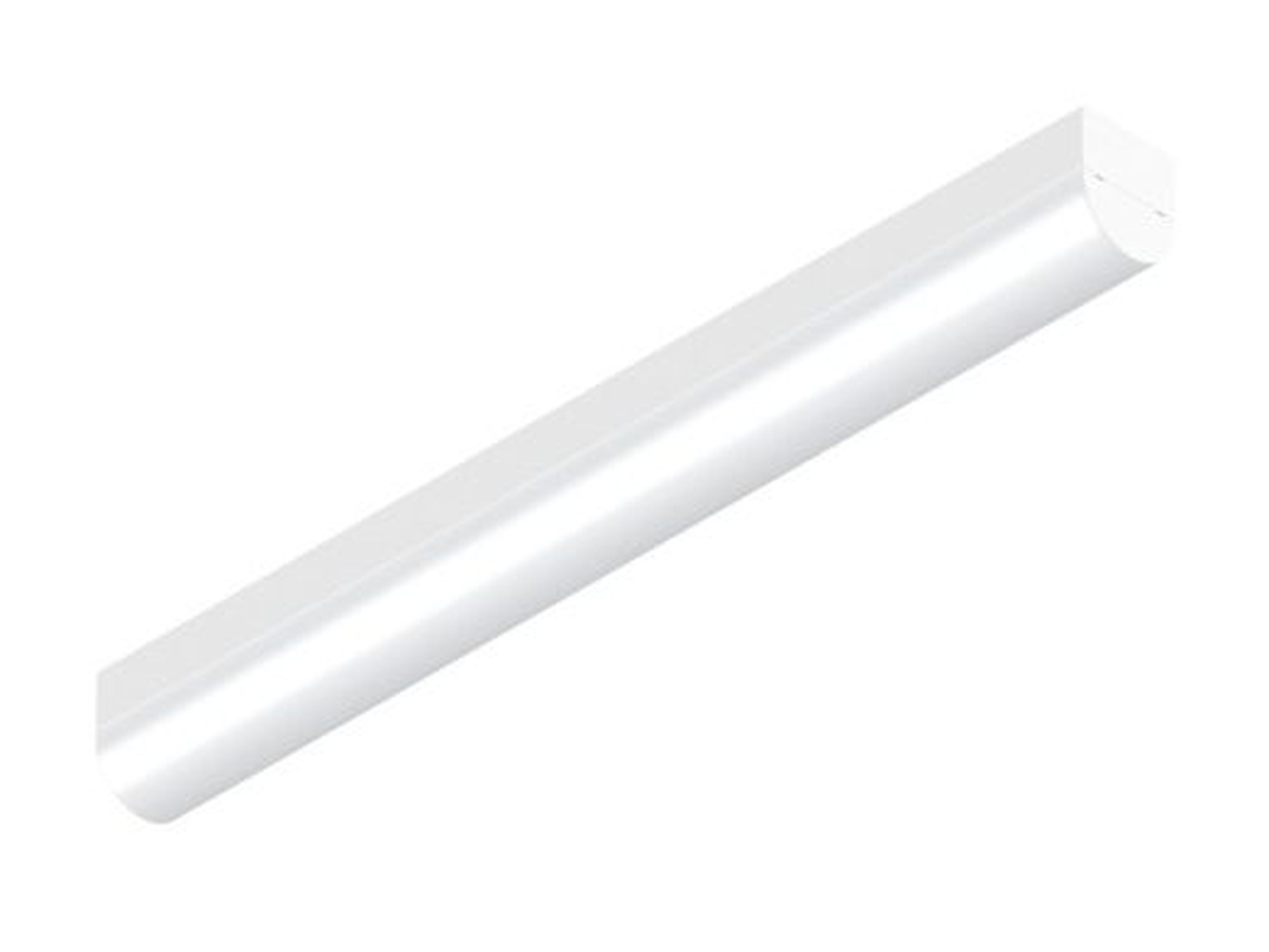 Biała oprawa liniowa Batten P 600 28 LED w pełnym widoku na białym tle