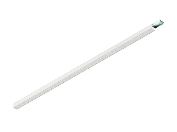 Biała oprawa liniowa Easylight 250 cm LED DALI-2, widok z przodu