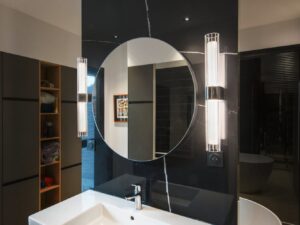 Miniaturka 8 - Chromowana Lygant Double na ścianie w aranżacji