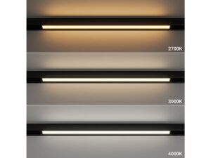 Miniaturka 2 - Liniowa oprawa magnetyczna czarna w aranżacji oświetlenia