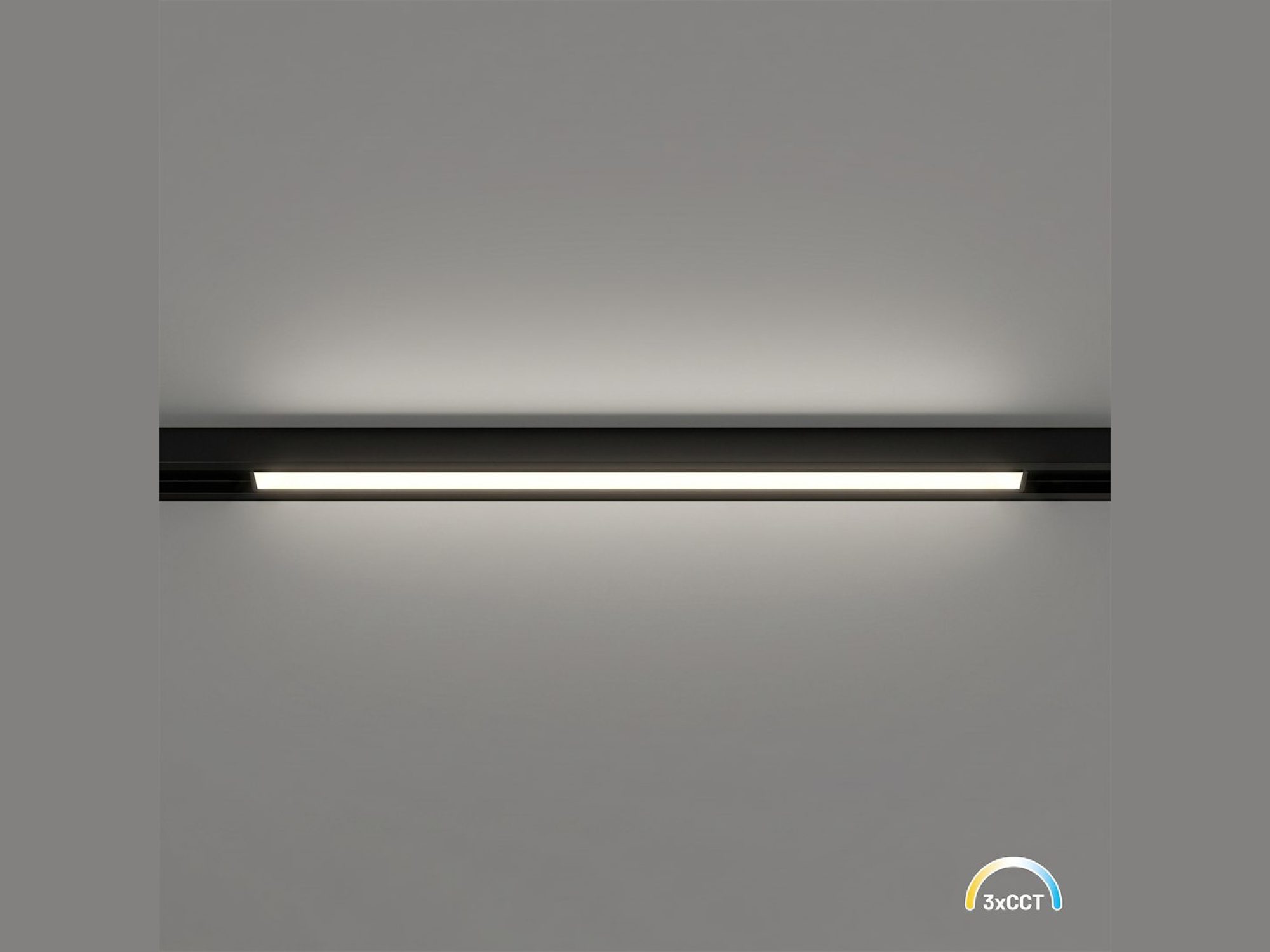 Oprawa magnetyczna liniowa LED 10 W czarna w drugim widoku