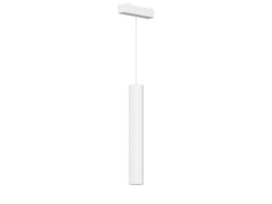 Miniaturka 1 - Biała wisząca oprawa magnetyczna LED 6 W na białym tle