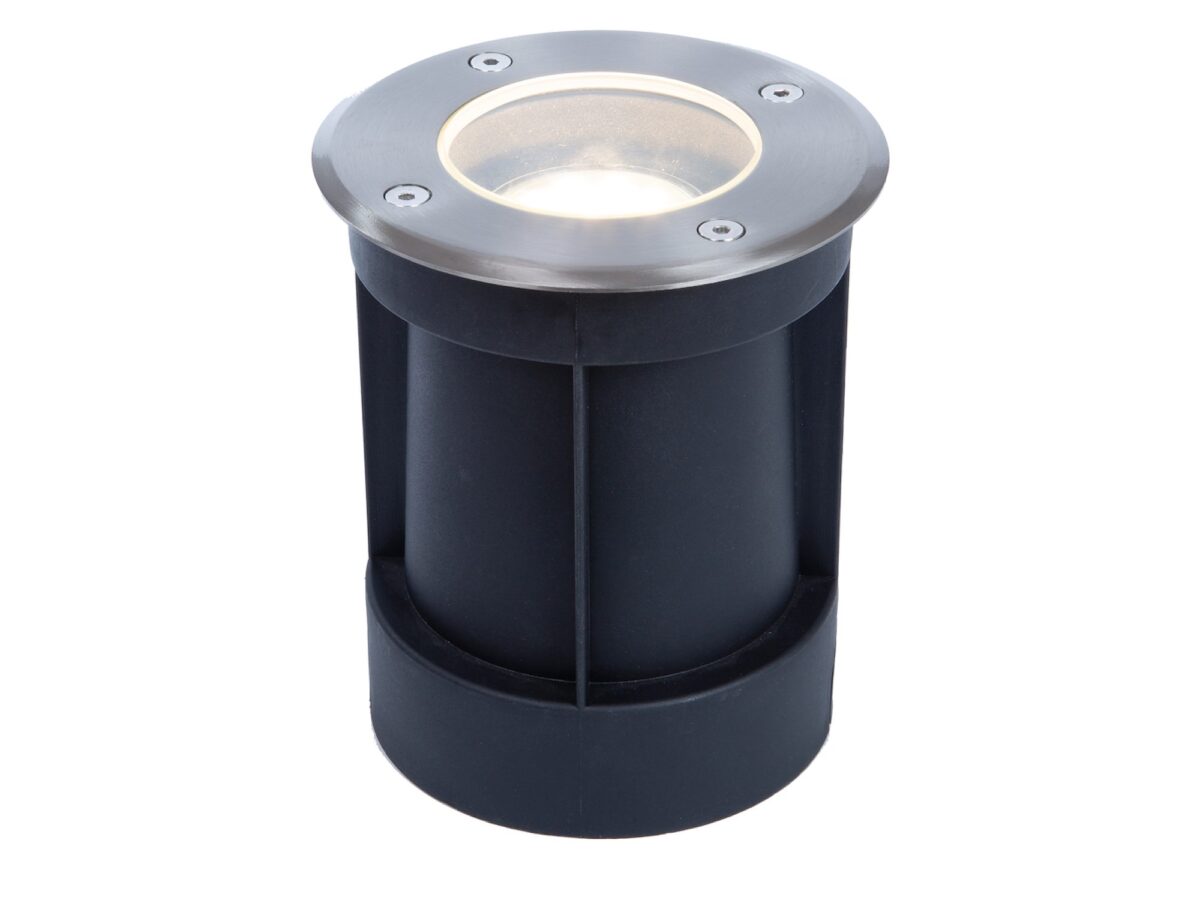 Oprawa najazdowa Avadio okrągła GU10 inox 12 cm