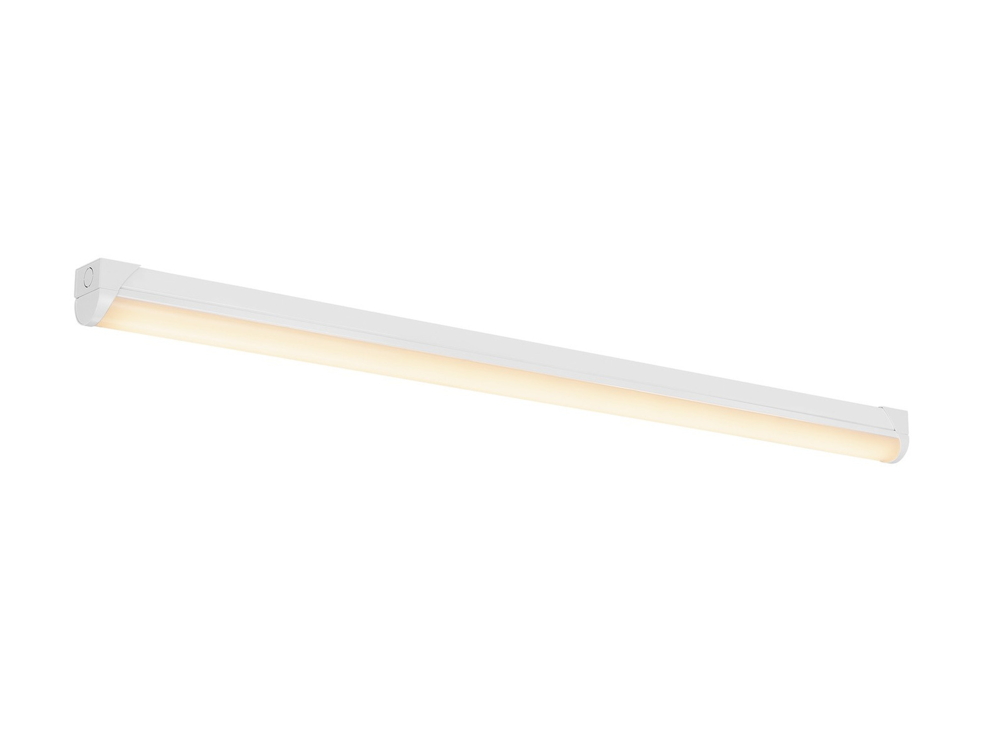 Biała oprawa natynkowa Industry Batten V 1200 LED na białym tle