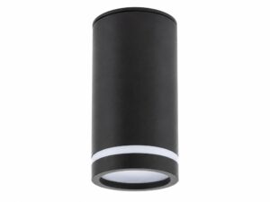 Miniaturka 2 - Czarna oprawa natynkowa Jet Downlight z cylindrycznym korpusem GU10