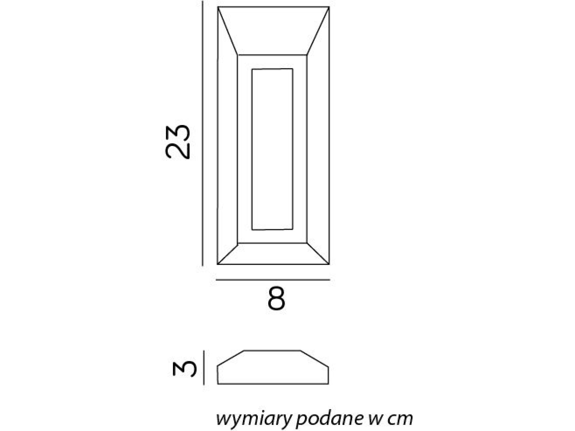 MUR PC 2502B – rysunek wymiarowy