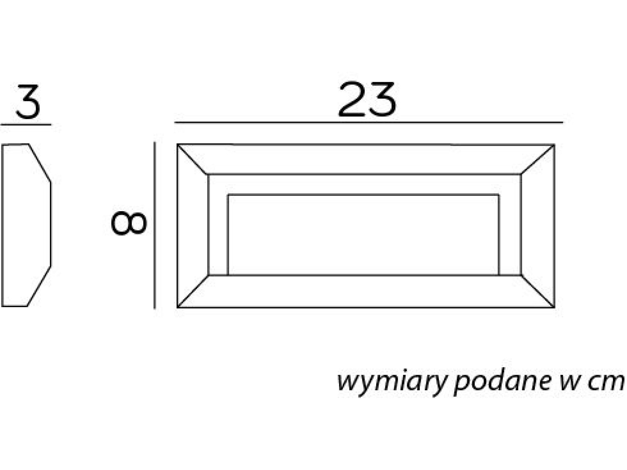 MUR PC 2502C DG – rysunek wymiarowy