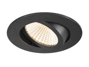 Miniaturka 3 - Oprawa wpuszczana New Tria 68 LED, czarna obudowa i wiązka 60 stopni