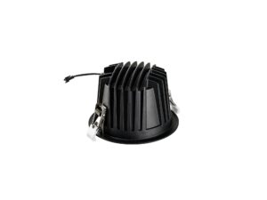 Miniaturka 1 - Oprawa wpuszczana Numinos XL czarna, widok z boku