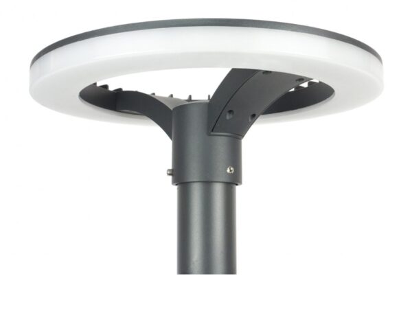 Oprawa parkowa STER STR-2500 – dodatkowy widok głowicy i słupa