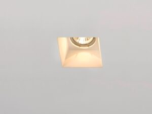 Miniaturka 1 - Biała gipsowa oprawa wpuszczana PLASTRA GU10, widok produktu