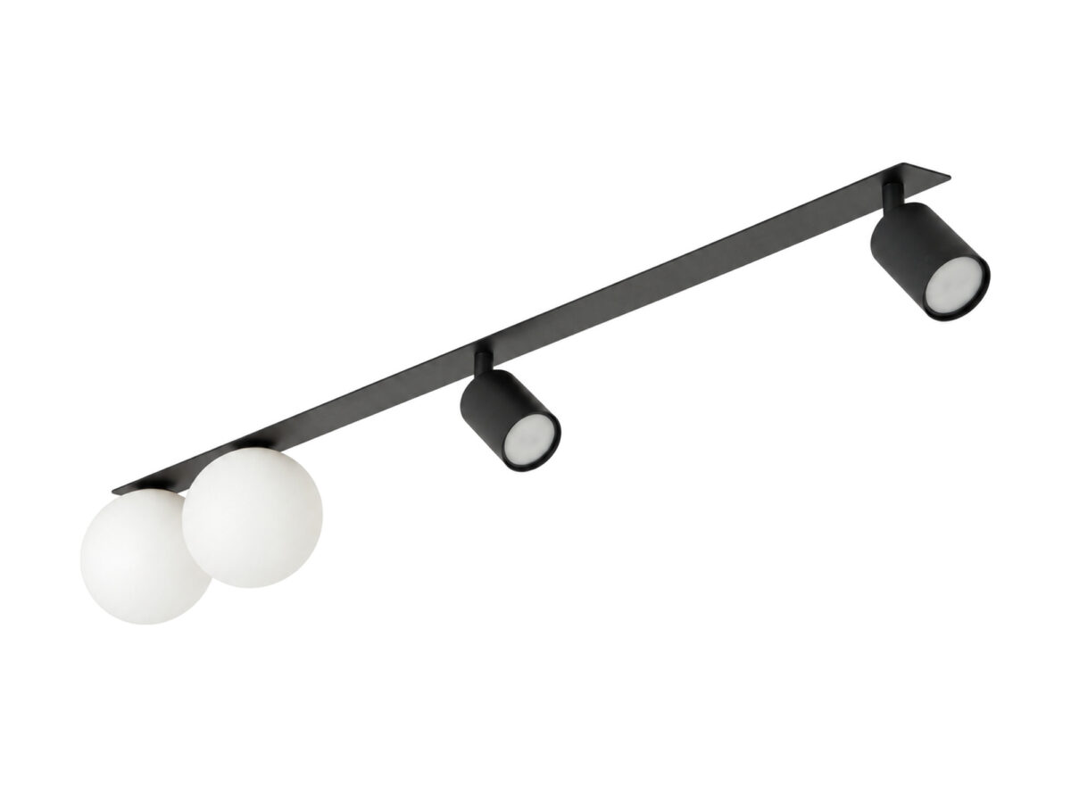 Oprawa podtynkowa Vox 112 cm, 4-punktowa, czarno-biała