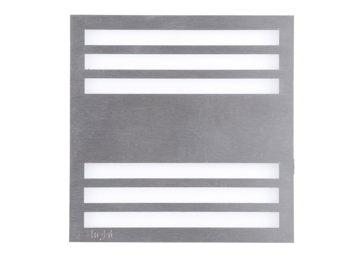 Oprawa schodowa LED 0,6 W 230 V 7,5 cm biało-srebrna