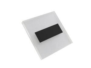 Miniaturka 2 - Oprawa schodowa LED ze środkowym czarnym panelem na białym tle