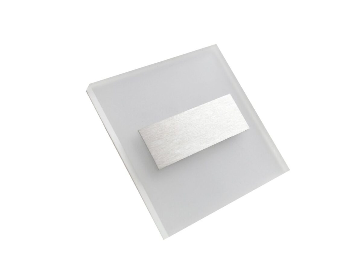 Oprawa schodowa LED 0,6 W kwadratowa 7,5 cm 230 V