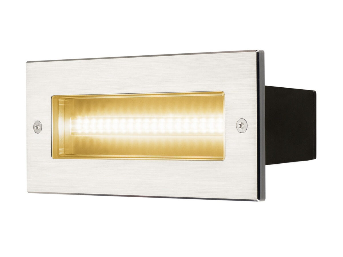 Zewnętrzna oprawa ścienna wpuszczana Brick LED IP65