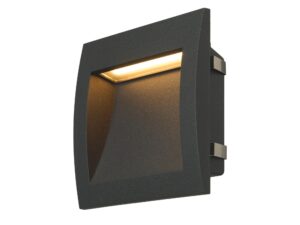 Miniaturka 3 - Oprawa ścienna wpuszczana Downunder Out LED L antracyt – packshot z boku